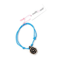 Coloured Corded Bracelet with Charm (12)