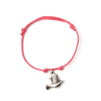 Coloured Corded Bracelet with Charm (12)