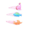 2pc Bright Coloured Dinosaur Hair Clips (12)