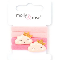 4pc Cute Motif Jersey Hair Elastic Set (16)