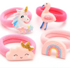 4pc Cute Motif Jersey Hair Elastic Set (16)