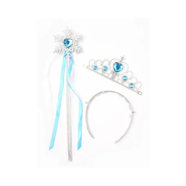 Ice Princess Snowflake Wand & Tiara Set (12)