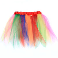 Rainbow Net Triple Layered Tutu Skirt (3)