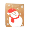 Snowman Kraft Paper Gift Bag  [Medium] (12)