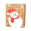 Snowman Kraft Paper Gift Bag  [Medium] (12)