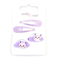 Glitter Animal Design Sleepies & Ponios Set (12)